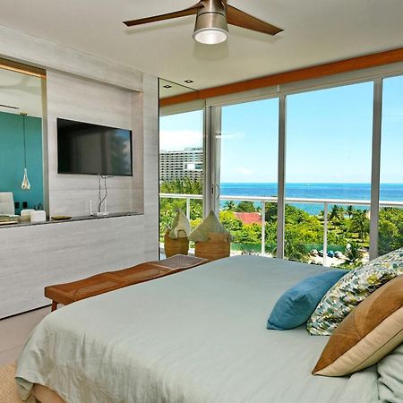 Beachfront Apartment Blue Vista Cancún Exterior foto